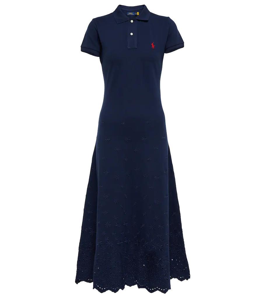 商品Ralph Lauren|Embroidered cotton piqué midi dress,价格¥2004,第1张图片