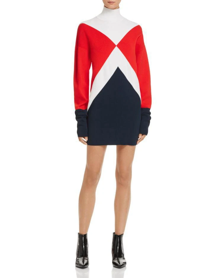商品TOMMYXGIGI|Graphic Mock-Neck Sweater Dress,价格¥1474,第1张图片