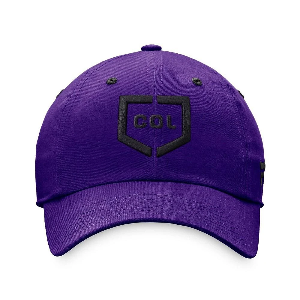 商品Fanatics|Men's Branded Purple Colorado Rockies Iconic Home Plate Adjustable Hat,价格¥182,第2张图片详细描述