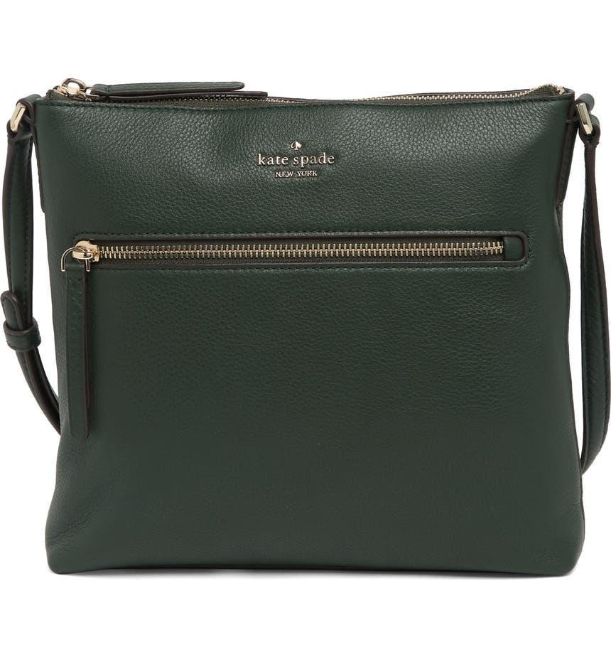 商品Kate Spade|jackson top zip leather crossbody bag,价格¥929,第1张图片