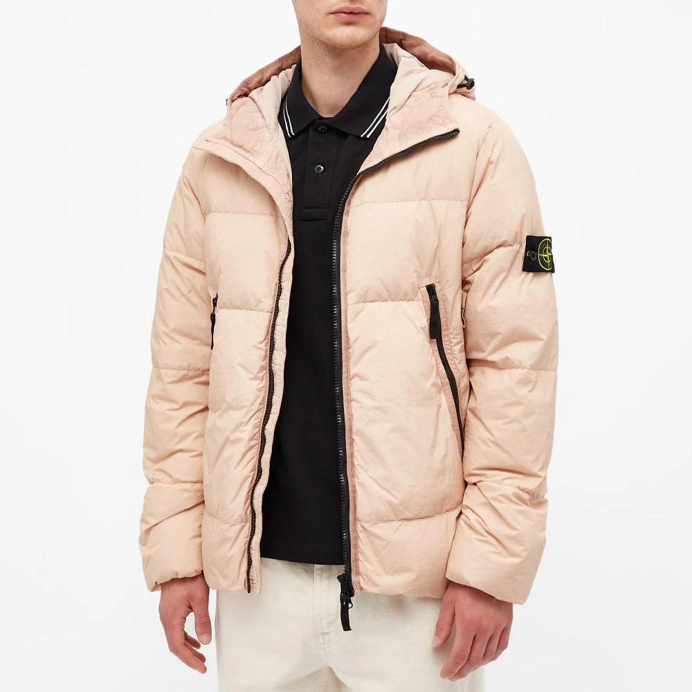 商品Stone Island|Stone Island Garment Dyed Crinkle Reps Hooded Down Jacket,价格¥5850,第5张图片详细描述