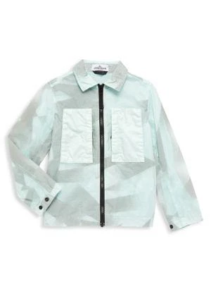 商品Stone Island|Little Boy's & Boy's Reflective Camouflage Overshirt,价格¥574,第1张图片