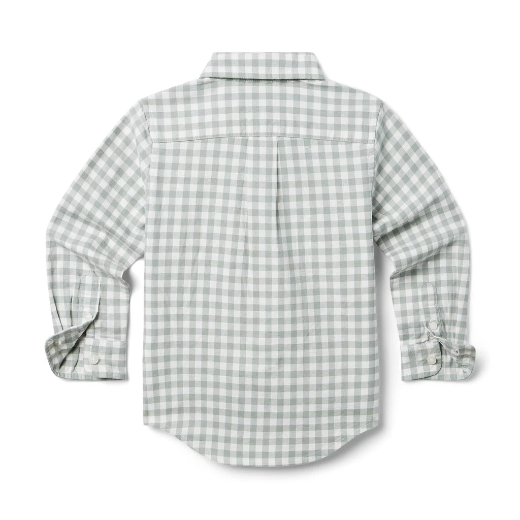 商品Janie and Jack|Brushed Twill Plaid Button-Up (Toddler/Little Kids/Big Kids),价格¥225,第2张图片详细描述