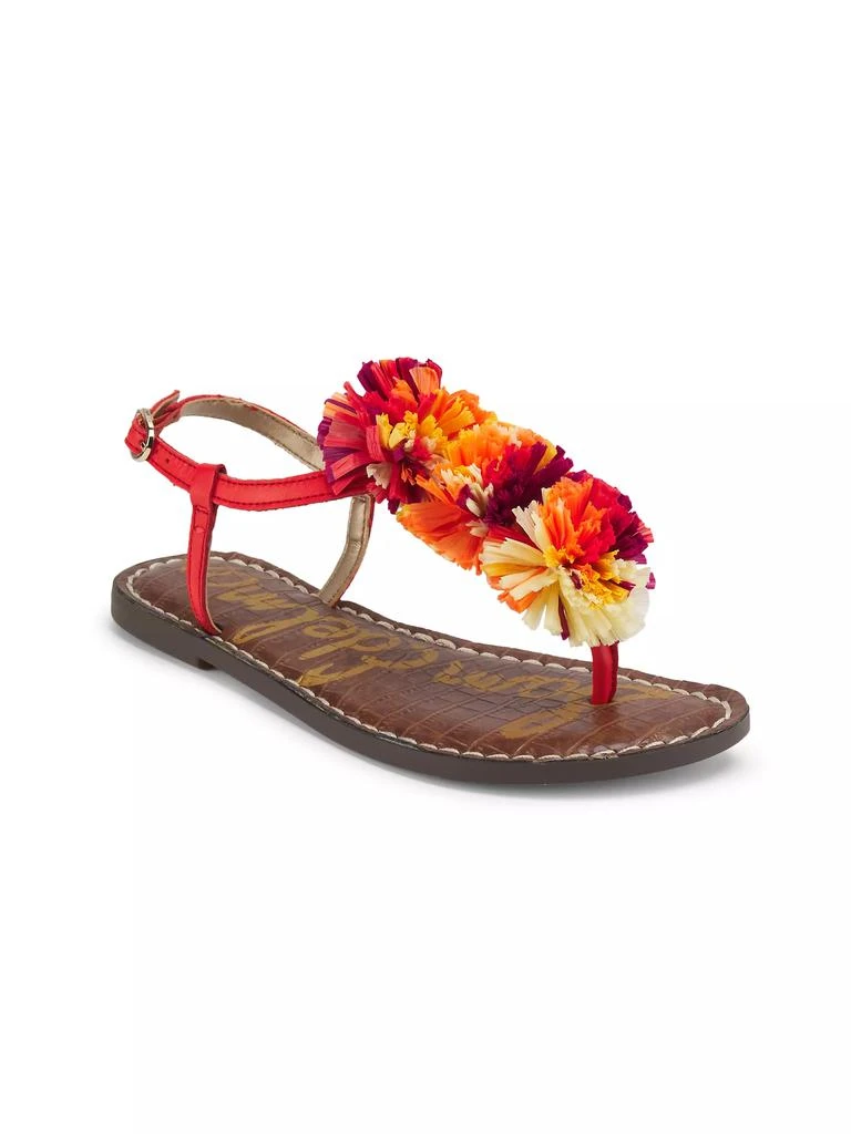 商品Sam Edelman|Little Girl's & Girl's Gillie Mini Faux Leather T-Strap Sandals,价格¥263,第1张图片