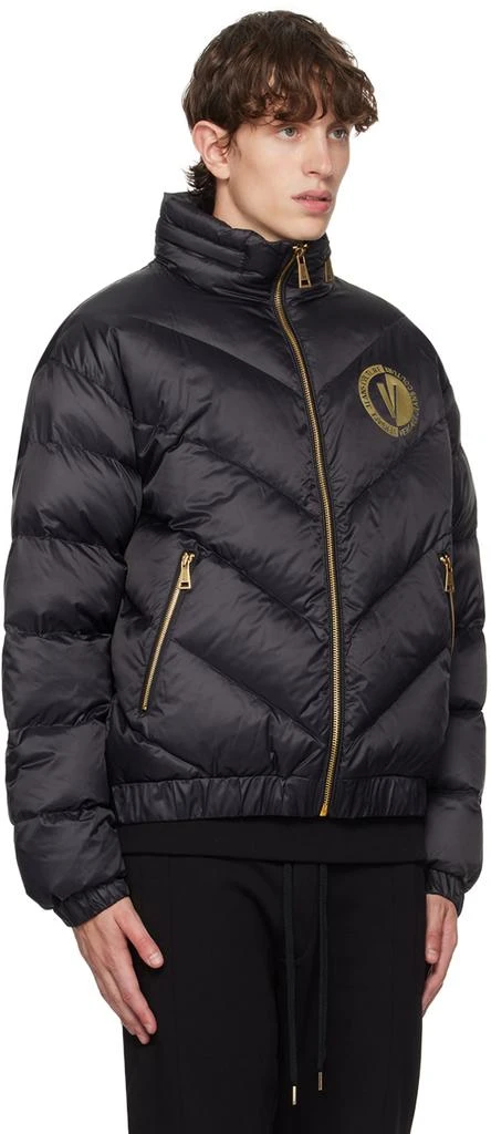 商品Versace|Black Quilted Jacket,价格¥3841,第2张图片详细描述