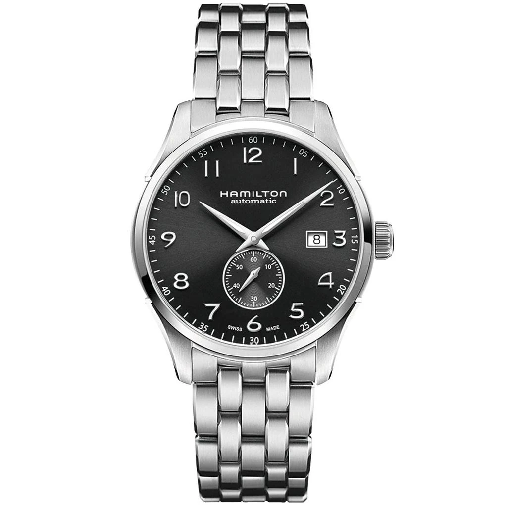商品Hamilton|Hamilton Men's Watch - Jazzmaster Automatic Black Dial Silver SS Bracelet | H42515135,价格¥4305,第1张图片