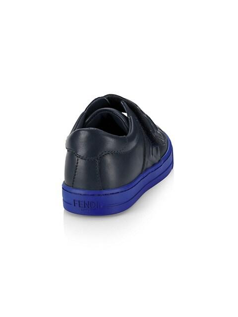 Baby's Leather Grip-Tape 3D Logo Sneakers商品第2张图片规格展示