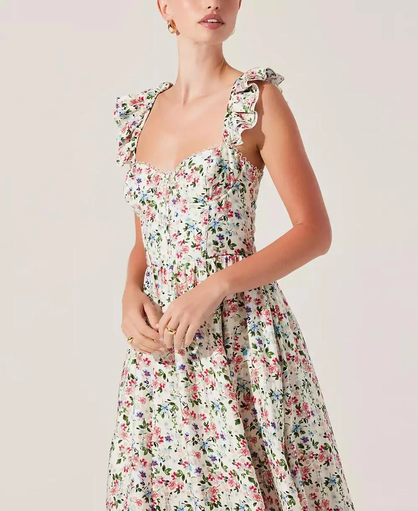 Women's Wedelia Floral Print Sleeveless Midi Dress 商品