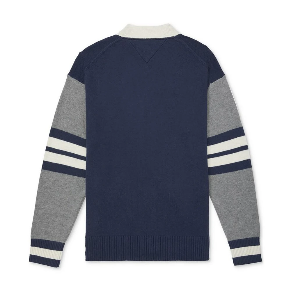 商品Tommy Hilfiger|Men's Adaptive Mike Varsity Cardigan,价格¥714,第2张图片详细描述