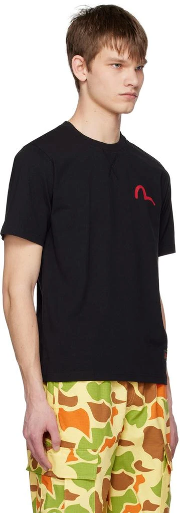 商品Evisu|Black Printed T-Shirt,价格¥501,第2张图片详细描述
