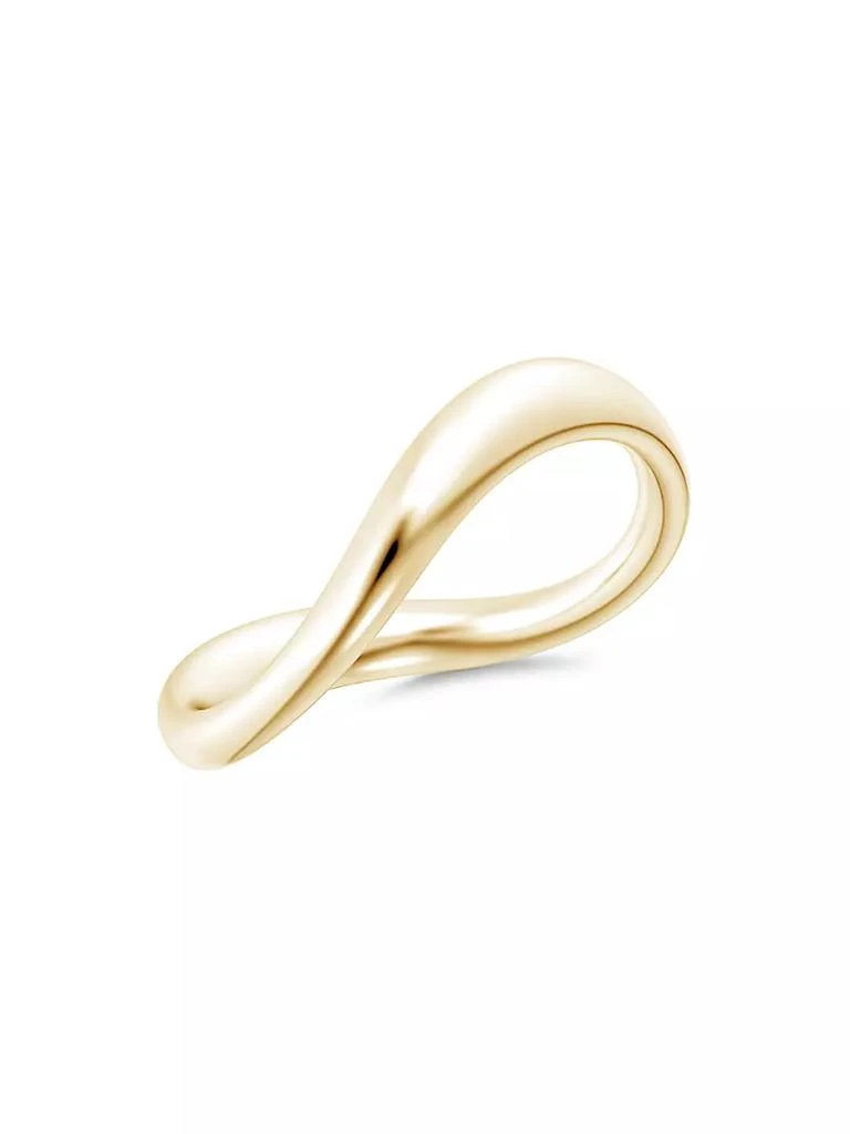 商品Natori|Shangri-La: Brushstroke 14K Gold Stacking Ring,价格¥5960,第5张图片详细描述