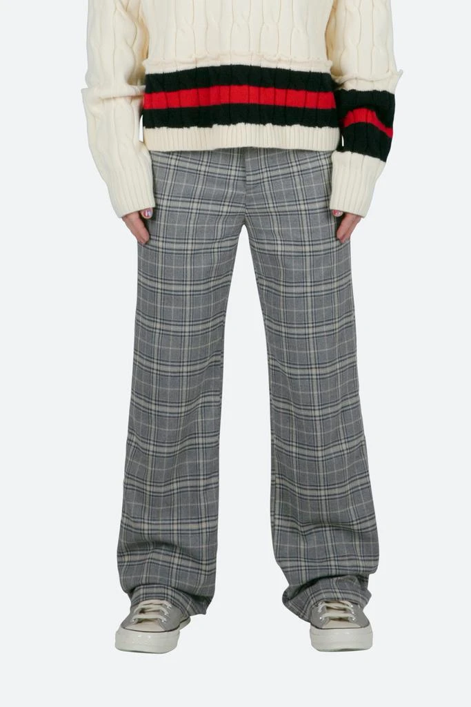 商品MNML|Plaid Baggy Trouser - Grey,价格¥355,第1张图片