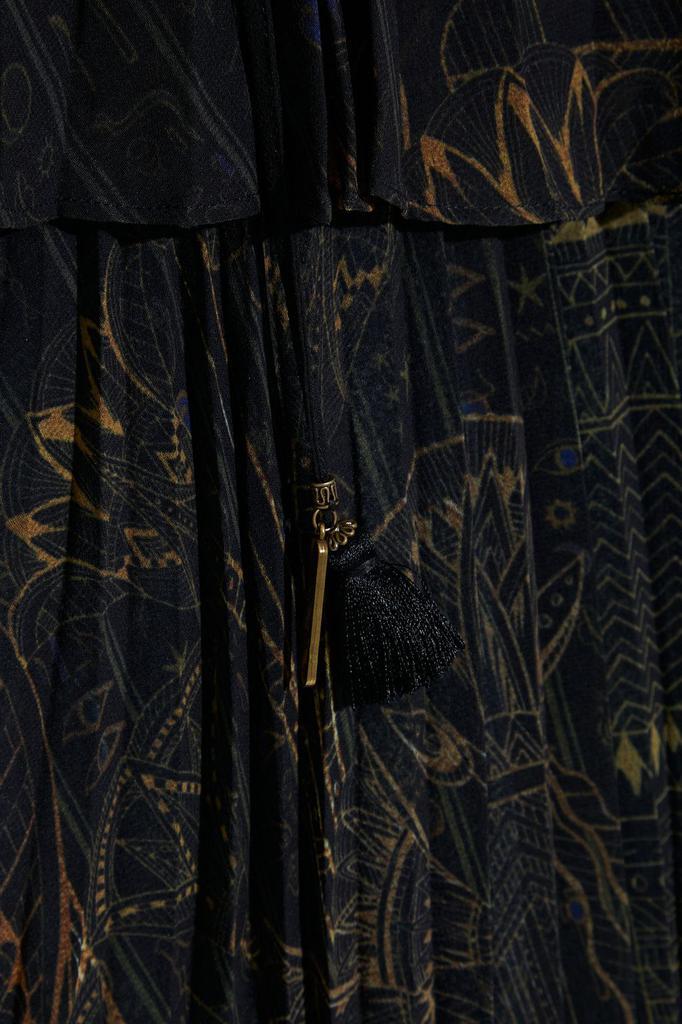 商品Camilla|Layered pleated printed chiffon mini dress,价格¥1987,第6张图片详细描述