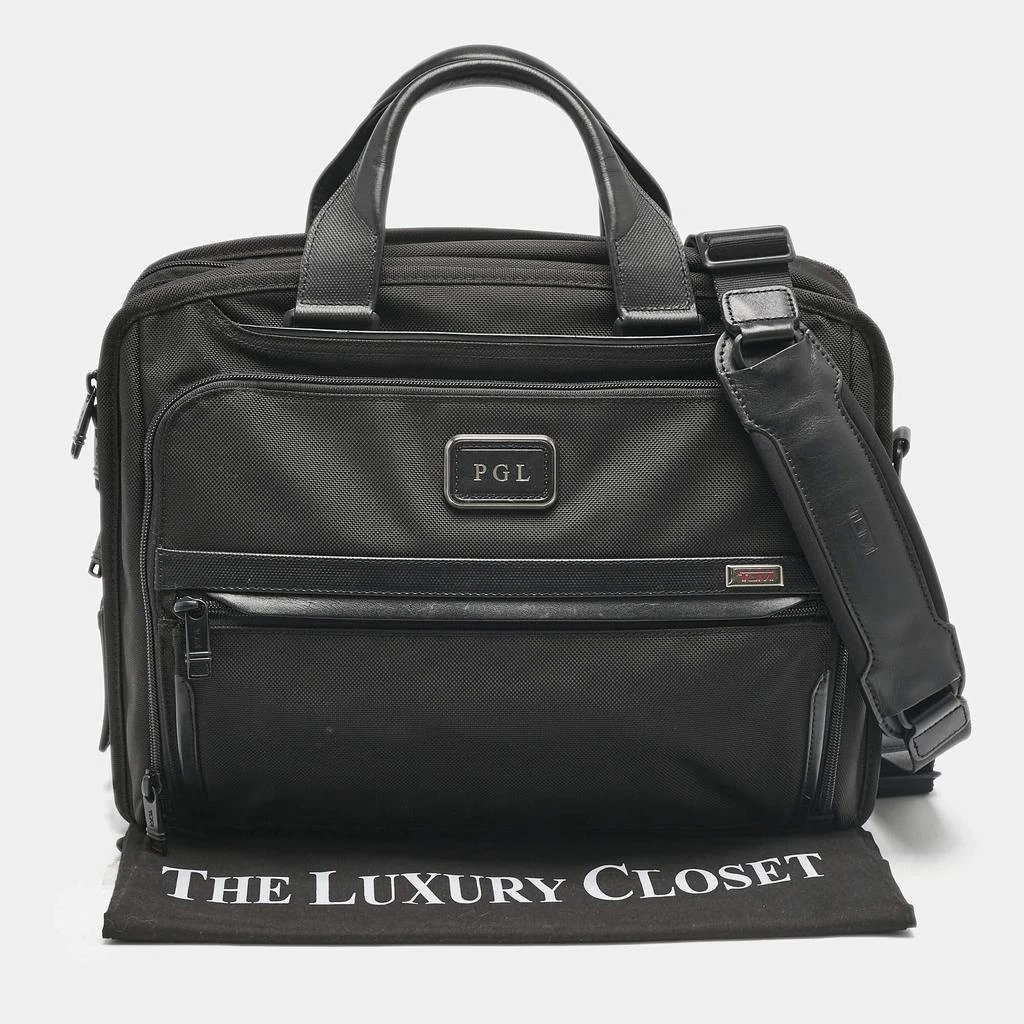 TUMI Black Nylon Alpha 3 Organizer Briefcase Bag 商品