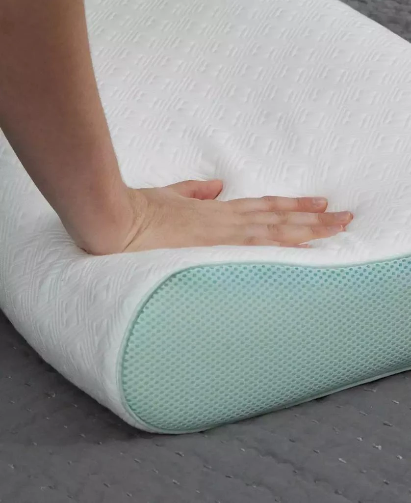 商品IntelliSLEEP|Natural Comfort Contour Memory Foam Pillow, King, Exclusively at Macy’s,价格¥593,第2张图片详细描述