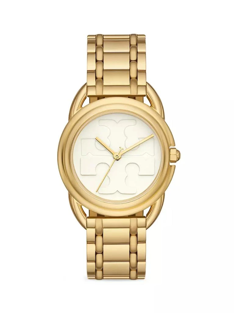 商品Tory Burch|The Miller Goldtone Stainless Steel Bracelet Watch,价格¥2218,第1张图片