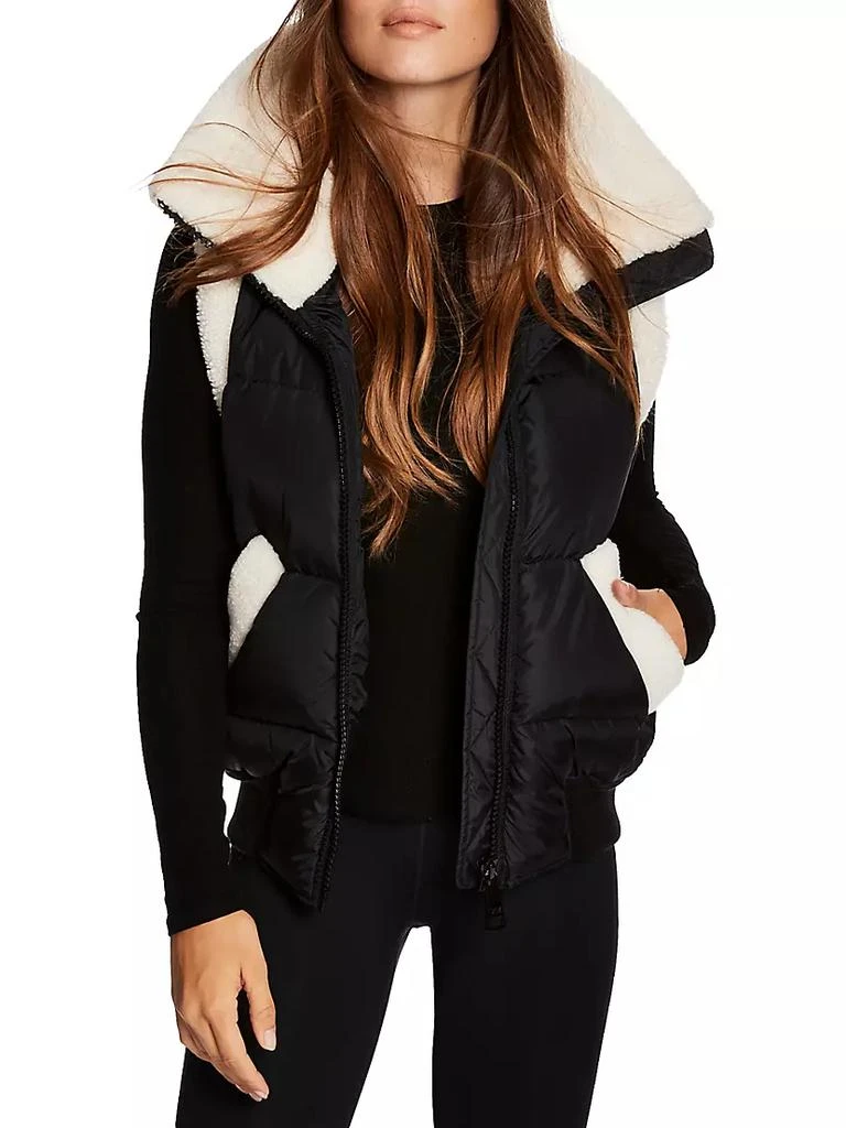 Billie Shearling Puffer Vest 商品