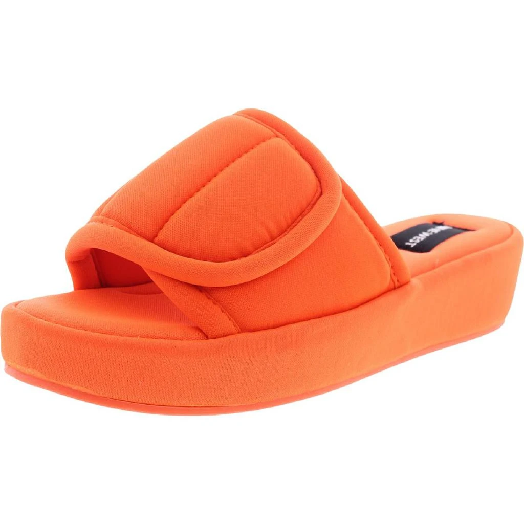 商品Nine West|Nine West Womens Lounge 2 Padded Insole Wedge Slide Sandals,价格¥46,第2张图片详细描述