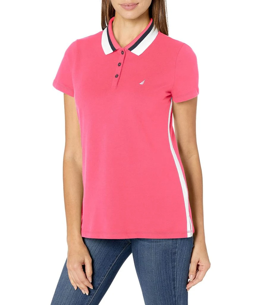 商品Nautica|Women's Stretch Cotton Polo Shirt,价格¥203,第1张图片