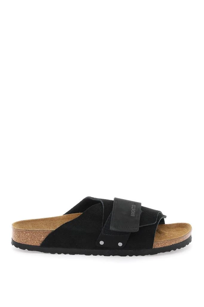 商品Birkenstock|Birkenstock kyoto suede and nubuck leather slides,价格¥676,第1张图片