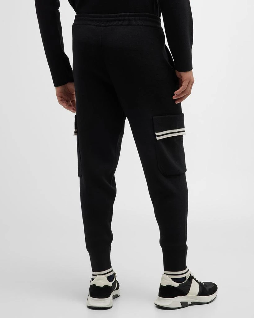 商品Palm Angels|Men's Wool Knit Mini Track Band Cargo Pants,价格¥2200,第4张图片详细描述