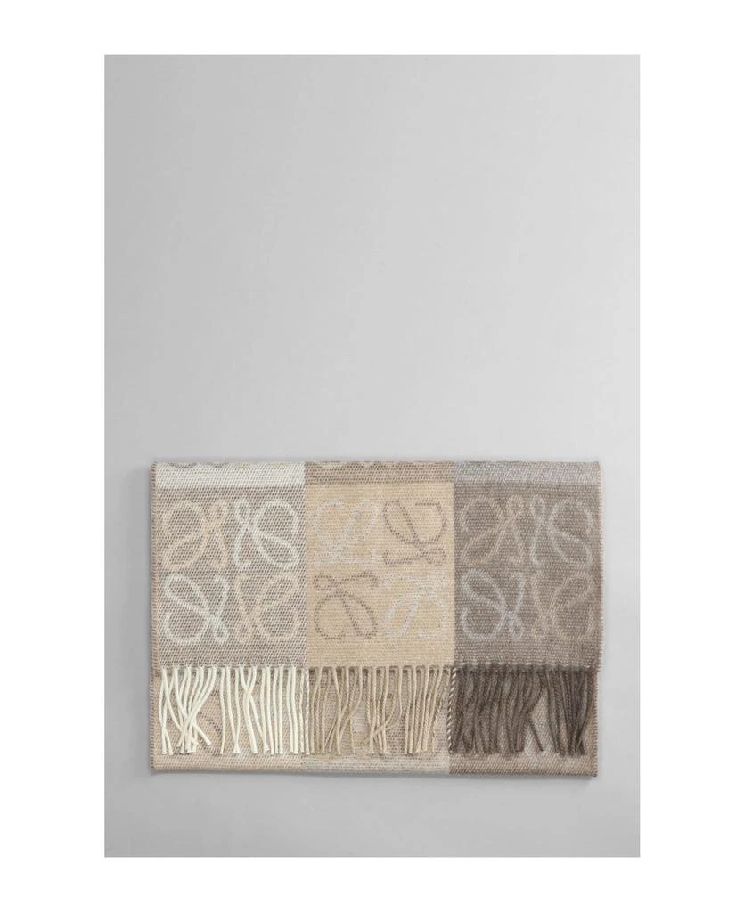 商品Loewe|Scarve In Beige Wool,价格¥2212,第1张图片