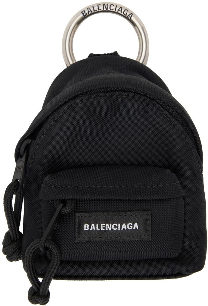 Black Micro Backpack Keyring商品第1张图片规格展示