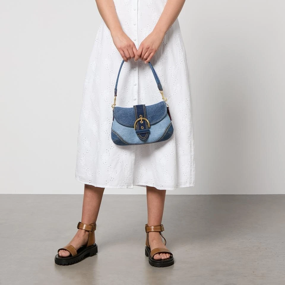 商品Coach|新款蔻驰 2024年新款 丹宁布SOHO手袋,价格¥2485,第2张图片详细描述