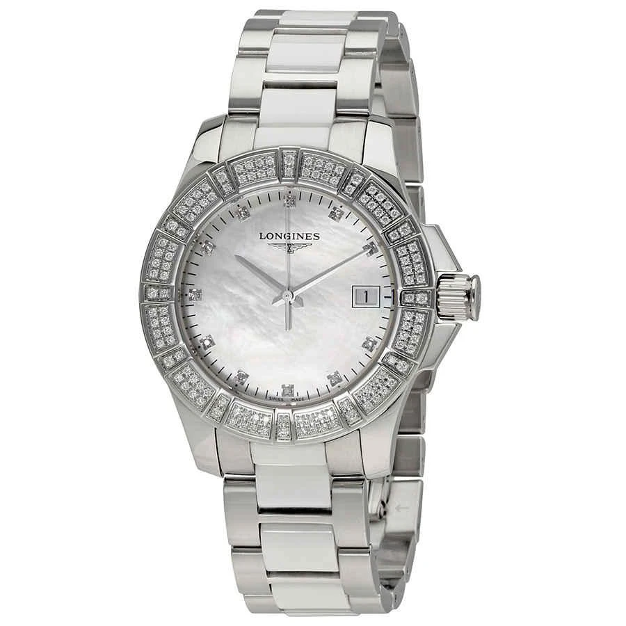 商品Longines|Longines Conquest Ladies Quartz Watch L3.280.0.87.7,价格¥10383,第1张图片