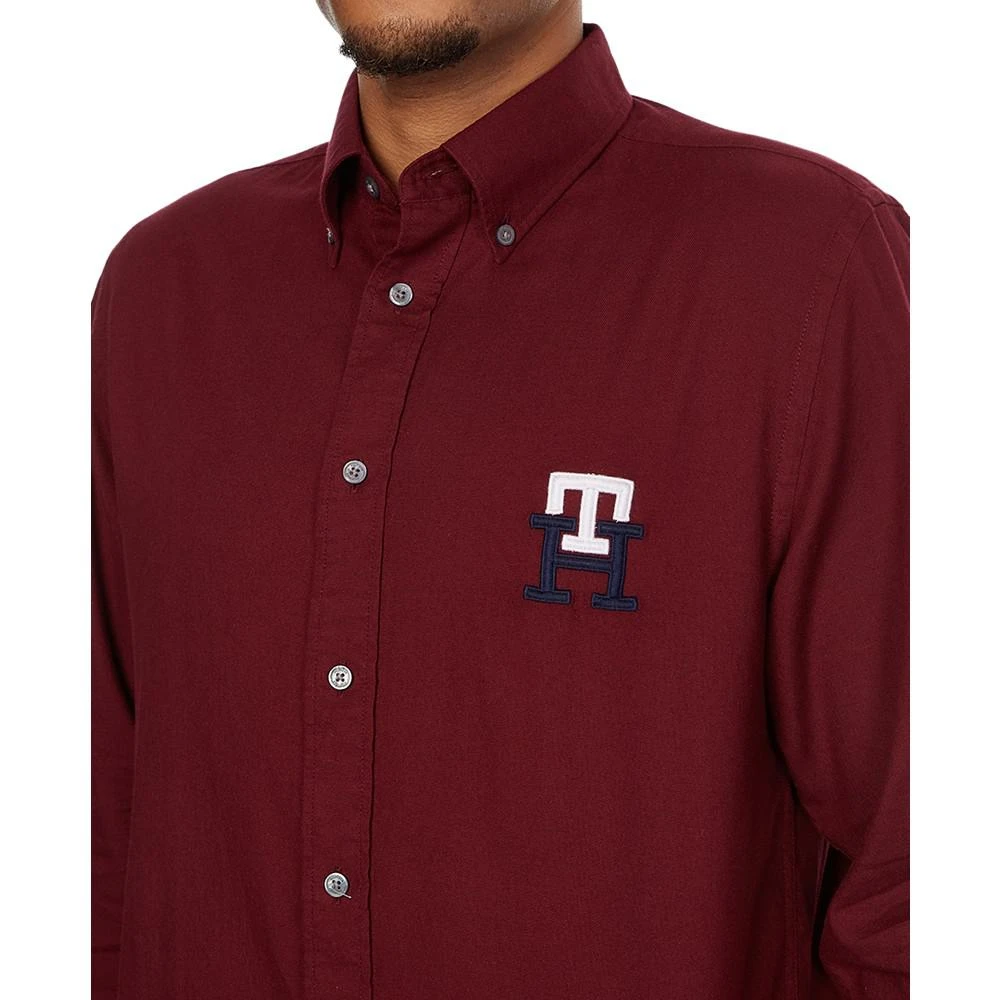 商品Tommy Hilfiger|Men's Classic-Fit Embroidered Monogram Button-Down Shirt,价格¥357,第3张图片详细描述