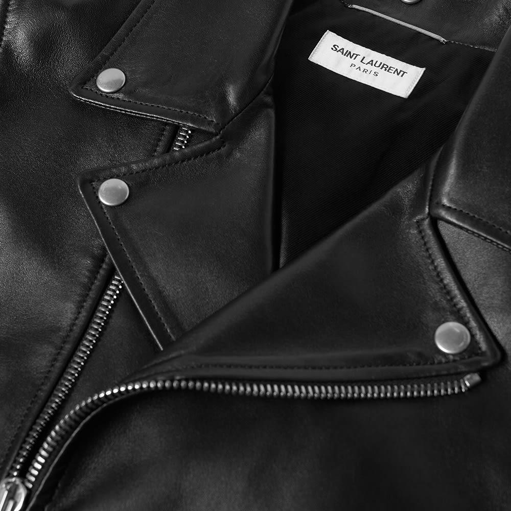 商品Yves Saint Laurent|Saint Laurent Classic Motorcycle Leather Jacket,价格¥32330,第7张图片详细描述