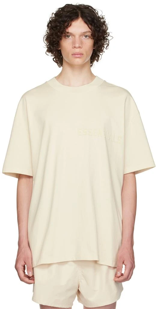 商品Essentials|Off-White Cotton T-Shirt,价格¥331,第1张图片