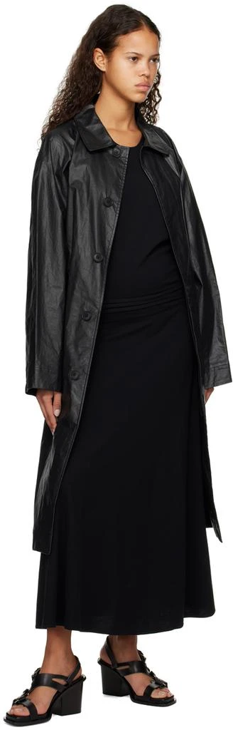 商品Lemaire|Black Belted Midi Dress,价格¥1384,第4张图片详细描述