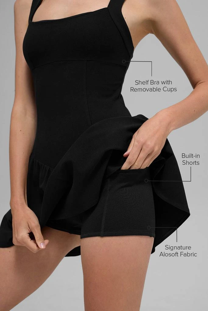 商品Alo|Alosoft Break Point Tennis Dress - Pink Wild Rose,价格¥1051,第2张图片详细描述