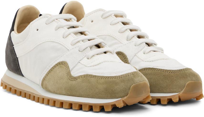 商品Spalwart|White & Khaki Marathon Trail Low Mix Sneakers,价格¥1579,第6张图片详细描述