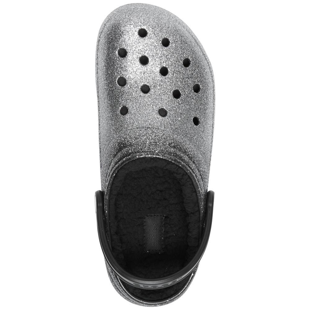 商品Crocs|Unisex Classic Glitter Lined Clogs from Finish Line,价格¥474,第7张图片详细描述