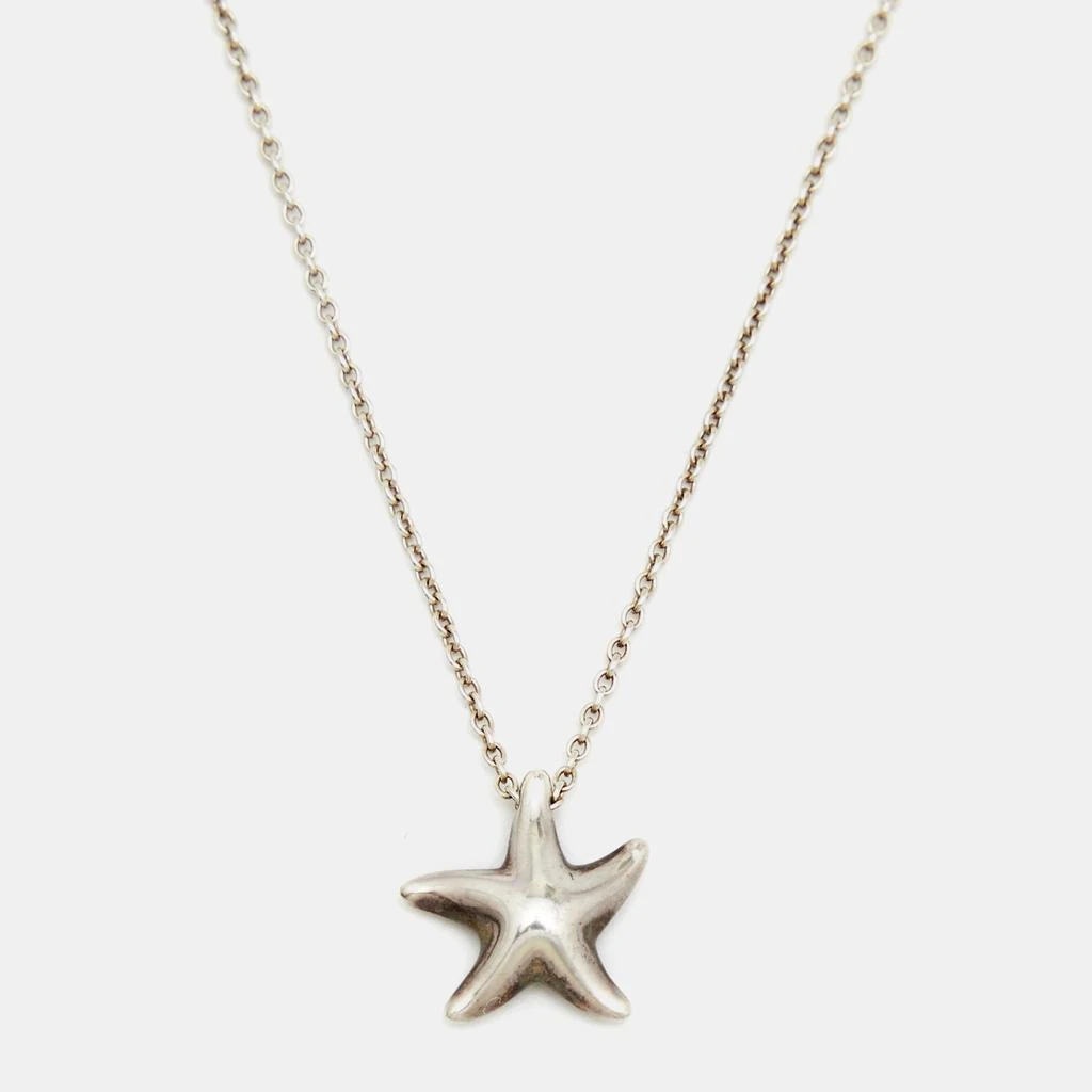 商品[二手商品] Tiffany & Co.|Tiffany & Co. Elsa Peretti Starfish Sterling Silver Pendant Necklace,价格¥1552,第1张图片