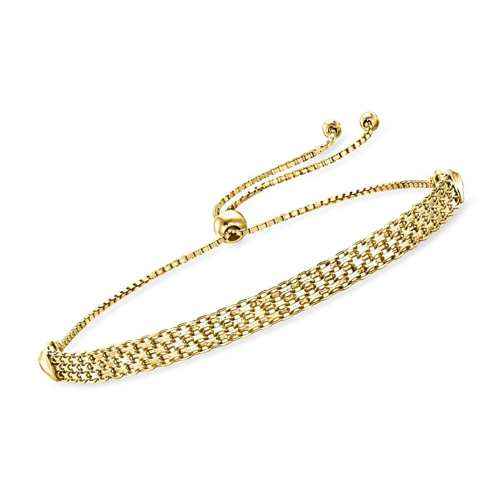 商品Ross-Simons|Ross-Simons 18kt Gold Over Sterling Bismark-Link Jewelry Set: Necklace and Bolo Bracelet,价格¥783,第5张图片详细描述