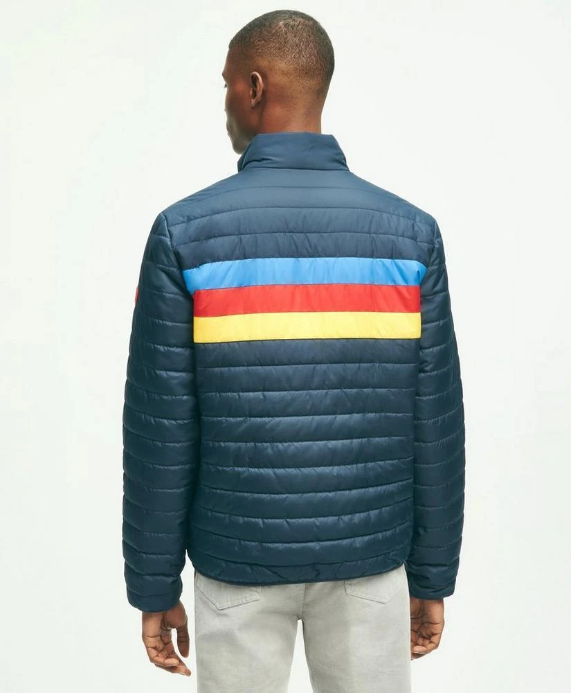 商品Brooks Brothers|Reversible Racer Stripe Puffer Jacket,价格¥780,第3张图片详细描述