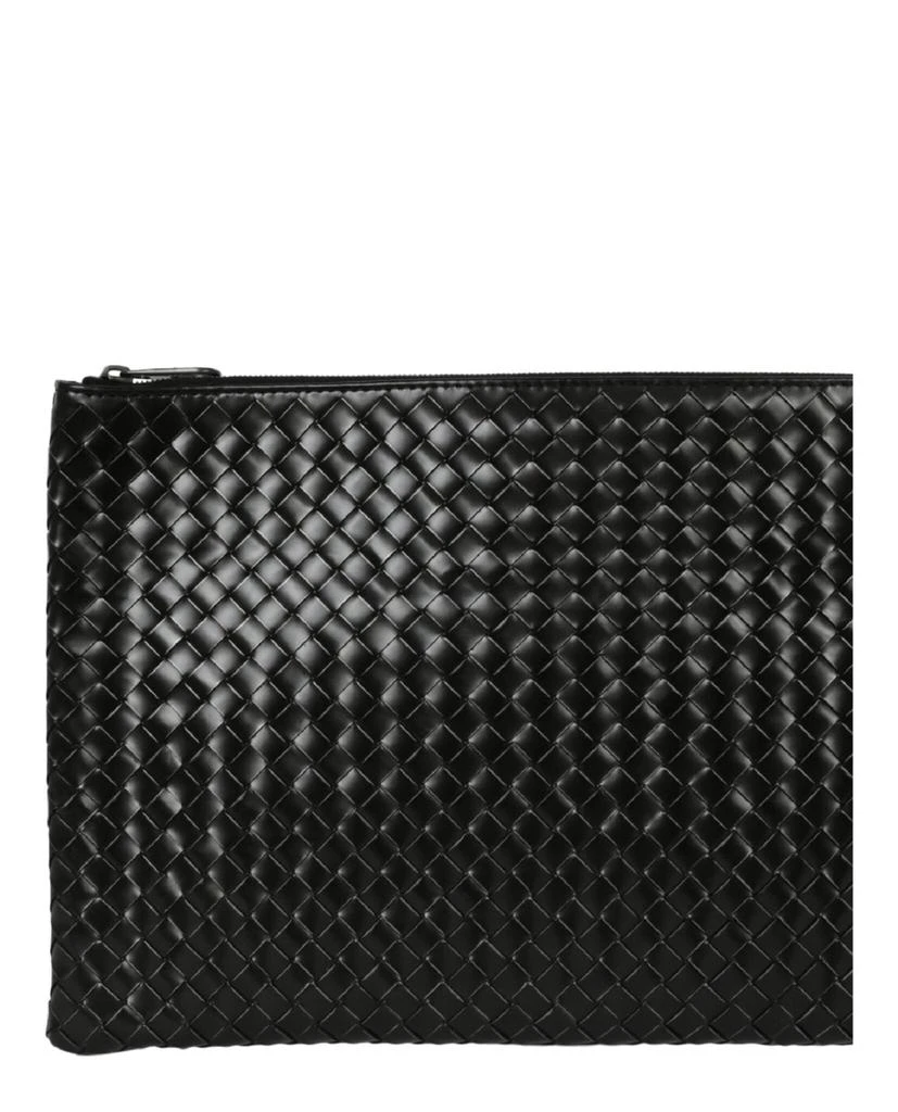 商品Bottega Veneta|Intrecciato Leather Flat Pouch Clutch,价格¥2984,第3张图片详细描述