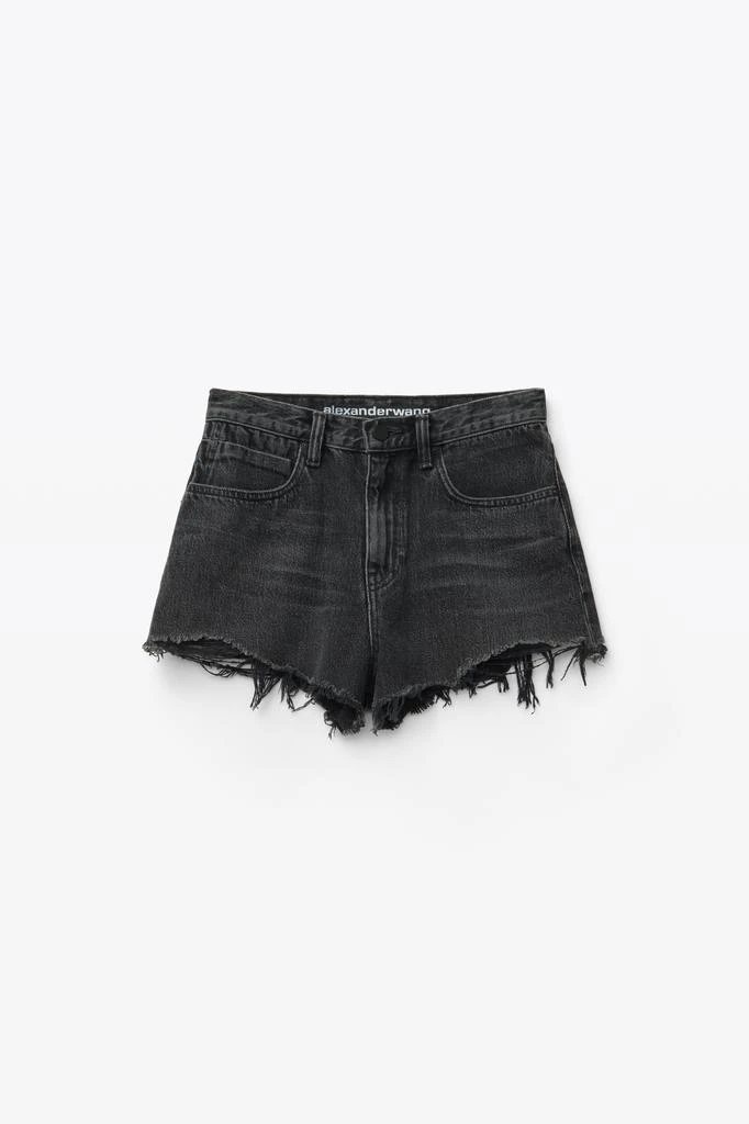 商品Alexander Wang|BITE SHORT IN GREY AGED DENIM,价格¥1890,第3张图片详细描述