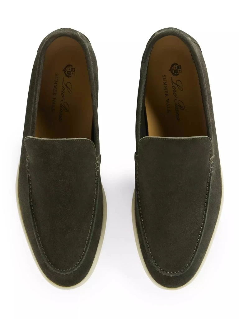 商品Loro Piana|Summer Walk Suede Loafers,价格¥7438,第4张图片详细描述