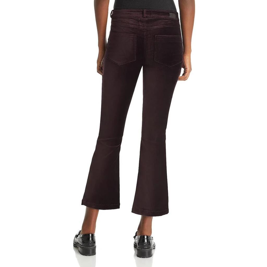 商品Paige|Paige Womens Claudine Velvet Stretch Flared Pants,价格¥124,第3张图片详细描述