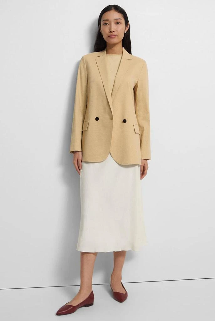 商品Theory|Oversized boy jacket in good linen,价格¥2346,第2张图片详细描述