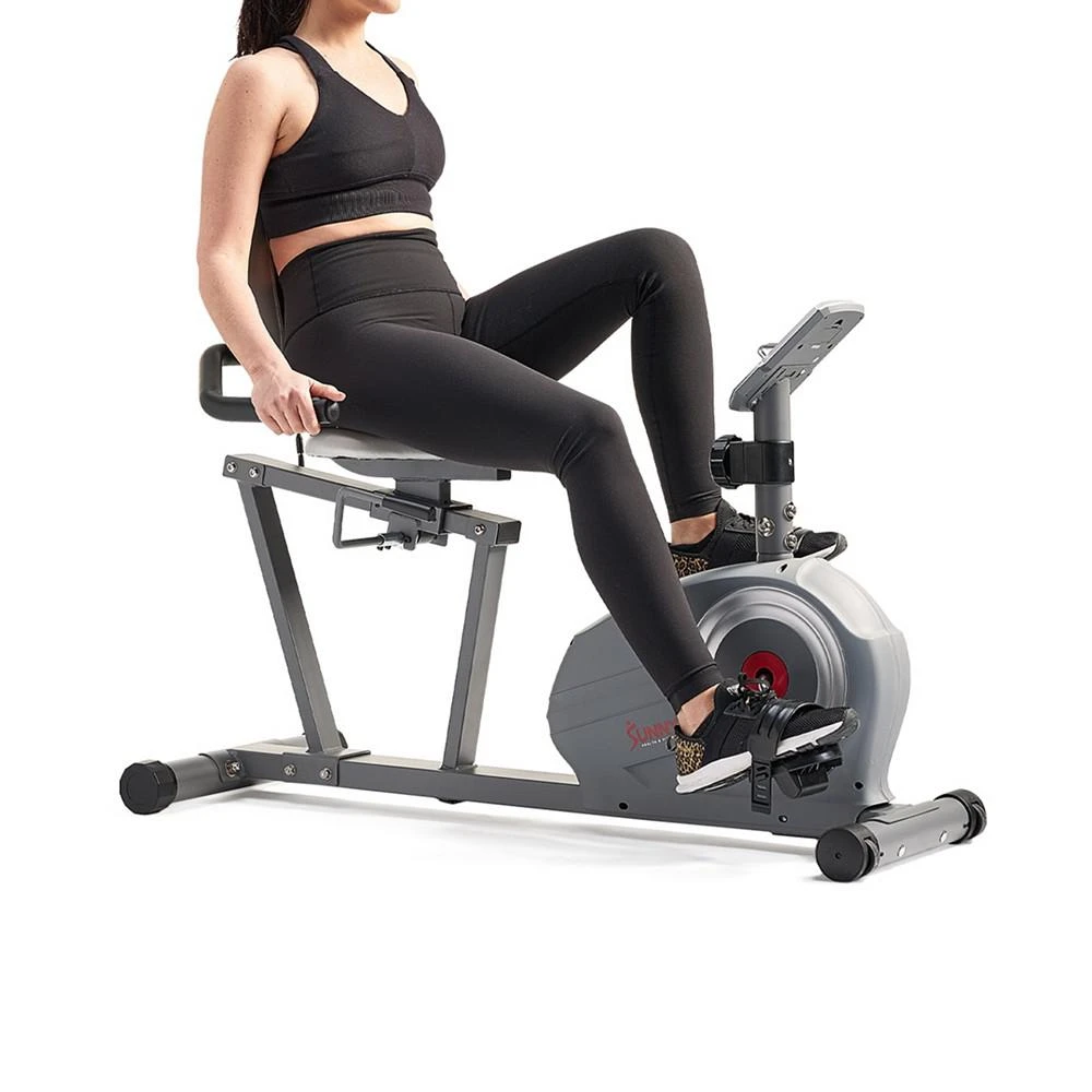 商品Sunny Health & Fitness|Essentials Series Magnetic Smart Recumbent Bike, Sf-Rb422003,价格¥4048,第2张图片详细描述