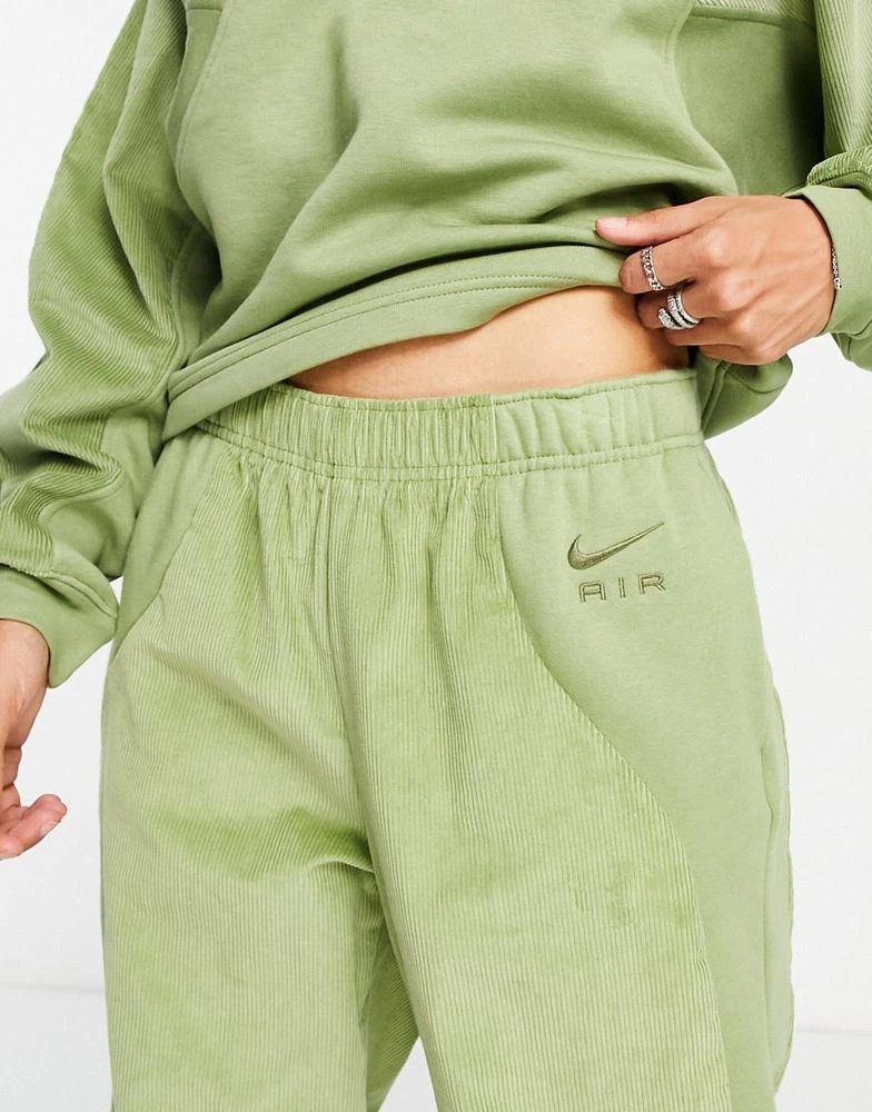 商品NIKE|Nike Air cord joggers in alligator green,价格¥307,第3张图片详细描述