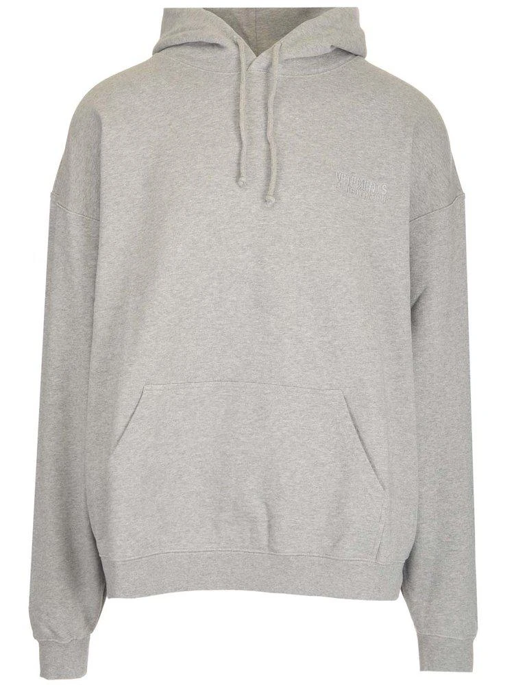 商品Vetements|Vetements Logo Embroidered Hoodie,价格¥3411,第1张图片