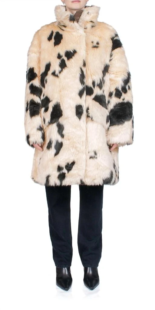 商品STAND STUDIO|Doona Coat In Classic Cow,价格¥1173,第1张图片