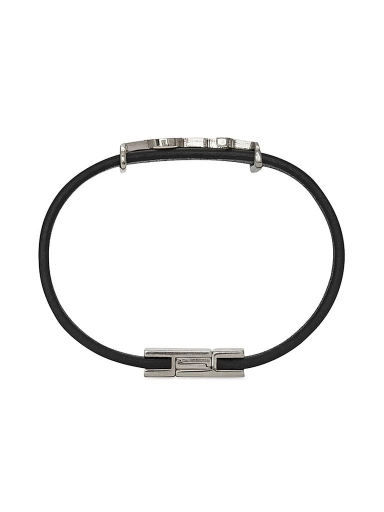 商品Yves Saint Laurent|Cassandre Bracelet in Leather,价格¥2590,第3张图片详细描述