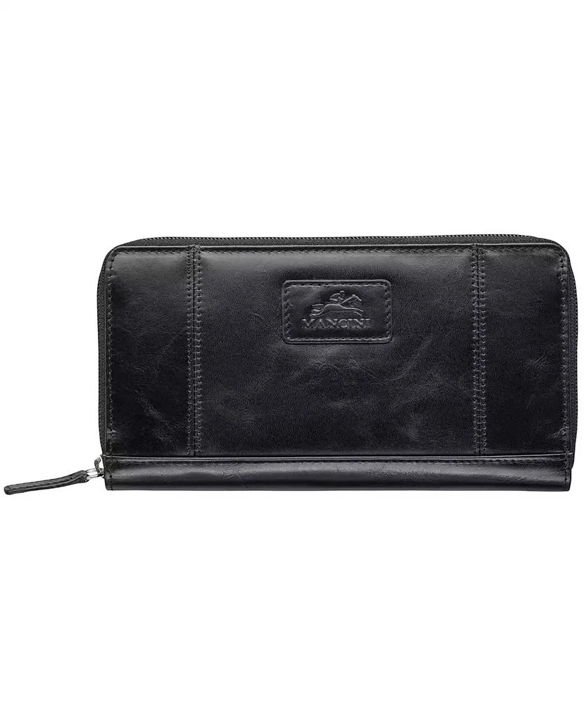 商品Mancini Leather Goods|Men's Casablanca Collection Clutch Wallet,价格¥533,第1张图片